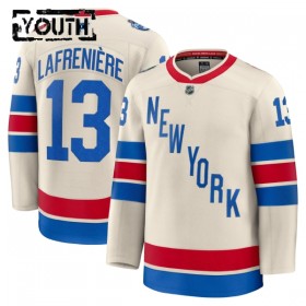 New York Rangers Dresy Fanatics Premium Alexis Lafreniere 2025-26 Bílý Winter Classic - Dětské