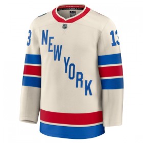 New York Rangers Dresy Fanatics Premium Alexis Lafreniere 2025-26 Bílý Winter Classic - Pánské