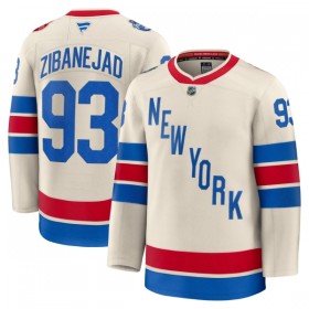 New York Rangers Dresy Fanatics Premium Mika Zibanejad 2025-26 Bílý Winter Classic - Pánské