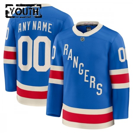 New York Rangers Dresy Personalizované Fanatics Centennial Premium 2025-26 Modrý - Dětské New York Rangers Dresy Personalizované Fanatics Centennial Premium 2025-26 Modrý - Dětské