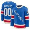 New York Rangers Dresy Personalizované Fanatics Centennial Premium 2025-26 Modrý - Pánské