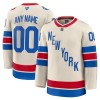 New York Rangers Dresy Personalizované Fanatics Premium 2025-26 Bílý Winter Classic - Pánské