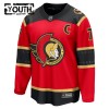 Ottawa Senators Dresy Fanatics Premium Brady Tkachuk 2025-26 Červené Třetí - Dětské