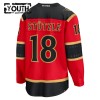 Ottawa Senators Dresy Fanatics Premium Tim Stutzle 2025-26 Červené Třetí - Dětské