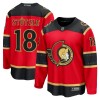 Ottawa Senators Dresy Fanatics Premium Tim Stutzle 2025-26 Červené Třetí - Pánské