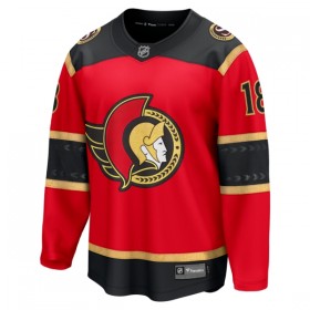 Ottawa Senators Dresy Fanatics Premium Tim Stutzle 2025-26 Červené Třetí - Pánské