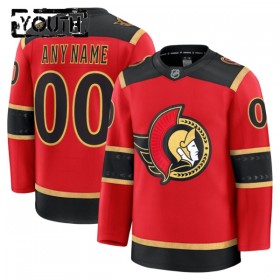 Ottawa Senators Dresy Personalizované Fanatics Premium 2025-26 Červené Třetí - Dětské