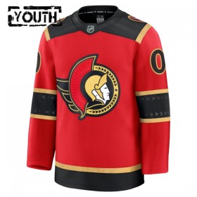 Ottawa Senators Dresy Personalizované Fanatics Premium 2025-26 Červené Třetí - Dětské