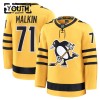 Pittsburgh Penguins Dresy Fanatics Premium Evgeni Malkin 2025-26 Gold Třetí - Dětské