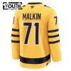 Pittsburgh Penguins Dresy Fanatics Premium Evgeni Malkin 2025-26 Gold Třetí - Dětské