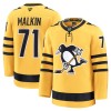 Pittsburgh Penguins Dresy Fanatics Premium Evgeni Malkin 2025-26 Gold Třetí - Pánské