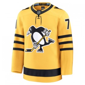 Pittsburgh Penguins Dresy Fanatics Premium Evgeni Malkin 2025-26 Gold Třetí - Pánské