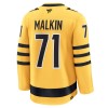 Pittsburgh Penguins Dresy Fanatics Premium Evgeni Malkin 2025-26 Gold Třetí - Pánské