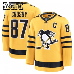 Pittsburgh Penguins Dresy Fanatics Premium Sidney Crosby 2025-26 Gold Třetí - Dětské