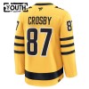 Pittsburgh Penguins Dresy Fanatics Premium Sidney Crosby 2025-26 Gold Třetí - Dětské