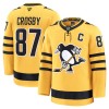 Pittsburgh Penguins Dresy Fanatics Premium Sidney Crosby 2025-26 Gold Třetí - Pánské Pittsburgh Penguins Dresy Fanatics Premium Sidney Crosby 2025-26 Gold Třetí - Pánské
