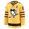 Pittsburgh Penguins Dresy Fanatics Premium Sidney Crosby 2025-26 Gold Třetí - Pánské