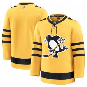 Pittsburgh Penguins Dresy Personalizované Fanatics Premium 2025-26 Gold Třetí - Pánské