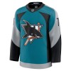 San Jose Sharks Dresy Fanatics Premium Macklin Celebrini 2025-26 Teal Třetí - Pánské