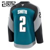 San Jose Sharks Dresy Fanatics Premium Will Smith 2025-26 Teal Třetí - Dětské