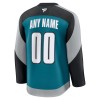 San Jose Sharks Dresy Personalizované Fanatics Premium 2025-26 Teal Třetí - Pánské