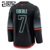 Seattle Kraken Dresy Fanatics Premium Eberle Jordan 2025-26 Černá Třetí - Dětské