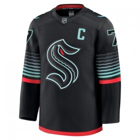 Seattle Kraken Dresy Fanatics Premium Eberle Jordan 2025-26 Černá Třetí - Pánské