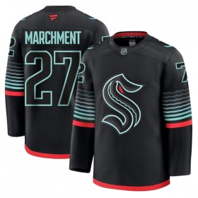 Seattle Kraken Dresy Fanatics Premium Mason Marchment 2025-26 Černá Třetí - Pánské