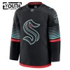 Seattle Kraken Dresy Fanatics Premium Philipp Grubauer 2025-26 Černá Třetí - Dětské