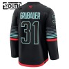 Seattle Kraken Dresy Fanatics Premium Philipp Grubauer 2025-26 Černá Třetí - Dětské