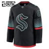 Seattle Kraken Dresy Personalizované Fanatics Premium 2025-26 Černá Třetí - Dětské