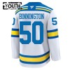 St. Louis Blues Dresy Fanatics Premium Binnington Jordan 2025-26 Bílý Venkovní - Dětské