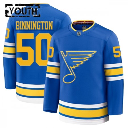 St. Louis Blues Dresy Fanatics Premium Binnington Jordan 2025-26 Modrý Domácí - Dětské