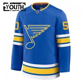 St. Louis Blues Dresy Fanatics Premium Binnington Jordan 2025-26 Modrý Domácí - Dětské