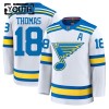 St. Louis Blues Dresy Fanatics Premium Robert Thomas 2025-26 Bílý Venkovní - Dětské