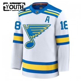 St. Louis Blues Dresy Fanatics Premium Robert Thomas 2025-26 Bílý Venkovní - Dětské
