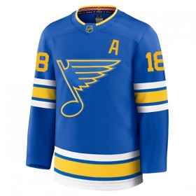 St. Louis Blues Dresy Fanatics Premium Robert Thomas 2025-26 Modrý Domácí - Pánské