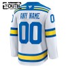 St. Louis Blues Dresy Personalizované Fanatics Premium 2025-26 Bílý Venkovní - Dětské