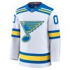 St. Louis Blues Dresy Personalizované Fanatics Premium 2025-26 Bílý Venkovní - Pánské