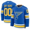 St. Louis Blues Dresy Personalizované Fanatics Premium 2025-26 Modrý Domácí - Pánské