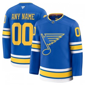 St. Louis Blues Dresy Personalizované Fanatics Premium 2025-26 Modrý Domácí - Pánské