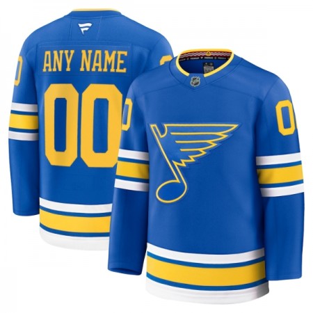 St. Louis Blues Dresy Personalizované Fanatics Premium 2025-26 Modrý Domácí - Pánské