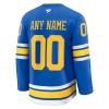 St. Louis Blues Dresy Personalizované Fanatics Premium 2025-26 Modrý Domácí - Pánské
