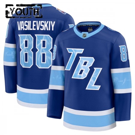 Tampa Bay Lightning Dresy Fanatics NHL Stadium Series Premium Andrei Vasilevskiy 2025-26 Modrý - Dětské