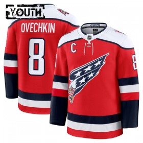 Washington Capitals Dresy Fanatics Premium Alex Ovechkin 2025-26 Červené Třetí - Dětské