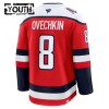 Washington Capitals Dresy Fanatics Premium Alex Ovechkin 2025-26 Červené Třetí - Dětské