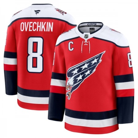 Washington Capitals Dresy Fanatics Premium Alex Ovechkin 2025-26 Červené Třetí - Pánské
