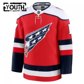 Washington Capitals Dresy Fanatics Premium Dylan Strome 2025-26 Červené Třetí - Dětské