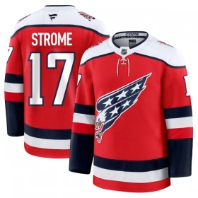 Washington Capitals Dresy Fanatics Premium Dylan Strome 2025-26 Červené Třetí - Pánské