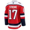 Washington Capitals Dresy Fanatics Premium Dylan Strome 2025-26 Červené Třetí - Pánské